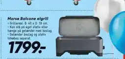 Bilka Morsø Balcone elgrill, DKK 1799 tilbud