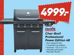 Bilka Char-Broil Professional Power Edition 4B, DKK 4999 tilbud