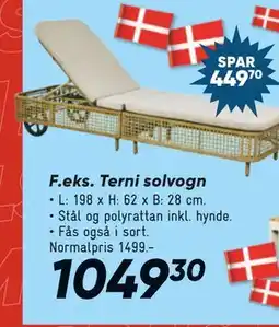 Bilka Terni solvogn, DKK 1049.3 tilbud