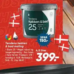 Bilka Tendens køkken & bad maling, DKK 399 tilbud