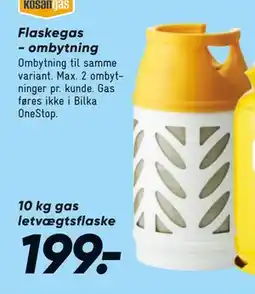 Bilka Flaskegas - ombytning, DKK 199 tilbud