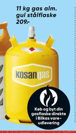 Bilka Flaskegas - ombytning, DKK 209 tilbud