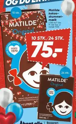 Bilka Matilde kakao skummet mælk, DKK 75 tilbud