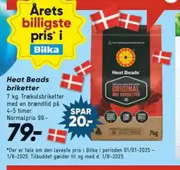 Bilka Heat Beads briketter, DKK 79 tilbud