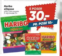 Bilka Haribo slikpose, DKK 30 tilbud
