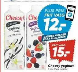 Bilka Cheasy yoghurt, DKK 15, App-pris tilbud