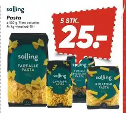Bilka Pasta, DKK 25 tilbud