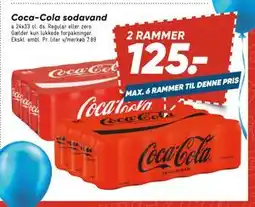 Bilka Coca-Cola sodavand, DKK 125 tilbud