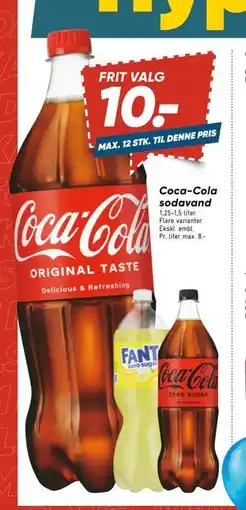 Bilka Coca-Cola sodavand, DKK 10 tilbud