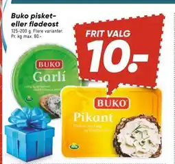 Bilka Buko pisket eller flødeost, DKK 10 tilbud