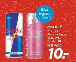Bilka Red Bull, DKK 10 tilbud