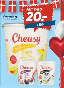 Bilka Cheasy skyr, DKK 20 tilbud