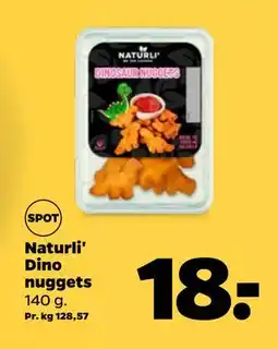 Netto Naturli' Dino nuggets, DKK 18 tilbud