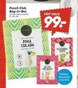 Bilka Punch Club Bag-in-Box, DKK 99 tilbud