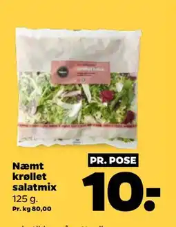 Netto Næmt krøllet salatmix, DKK 10 tilbud