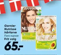 Bilka Garnier Nutrisse hårfarve, DKK 65 tilbud