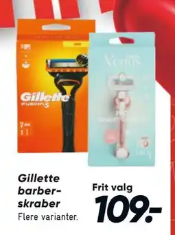 Bilka Gillette barber skraber, DKK 109 tilbud