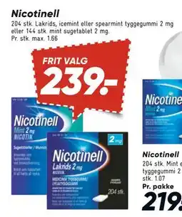 Bilka Nicotinell, DKK 239 tilbud