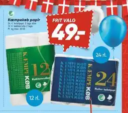 Bilka Kæmpekøb papir, DKK 49 tilbud