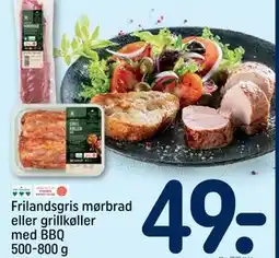 REMA 1000 Frilandsgris mørbrad eller grillkøller med BBQ 500-800 g, DKK 49 tilbud