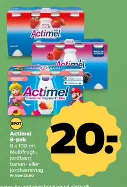 Netto Actimel 8-pak, DKK 20 tilbud