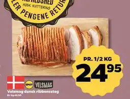 Netto Velsmag dansk ribbenssteg, DKK 24.95 tilbud