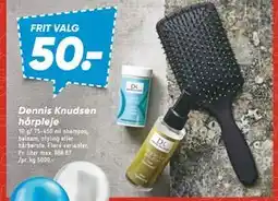 Bilka Dennis Knudsen hårpleje, DKK 50 tilbud