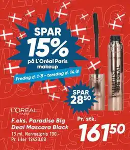Bilka Paradise Big Deal Mascara Black, DKK 161.5 tilbud