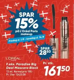 Bilka SPAR 15% på L´Oréal Paris makeup tilbud