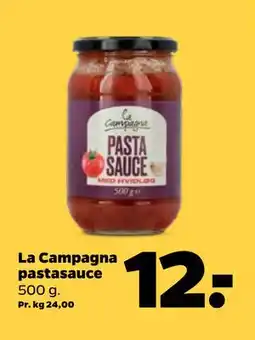 Netto La Campagna pastasauce, DKK 12 tilbud
