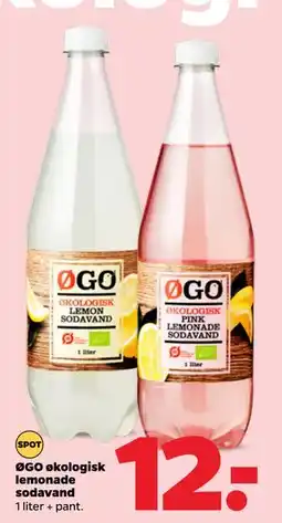 Netto ØGO økologisk lemonade sodavand, DKK 12 tilbud