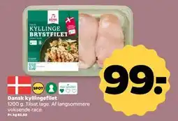 Netto Dansk kyllingefilet, DKK 99 tilbud