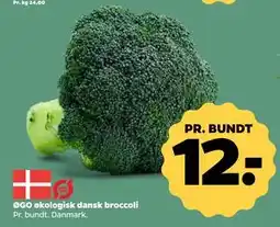 Netto ØGO økologisk dansk broccoli, DKK 12 tilbud