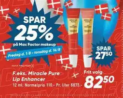 Bilka SPAR 25% på Max Factor makeup tilbud