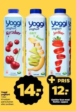 Netto Yoggi yoghurt, DKK 14, App-pris tilbud