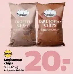 Netto Løgismose chips, DKK 20 tilbud