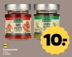 Netto Svansø pesto, DKK 10 tilbud
