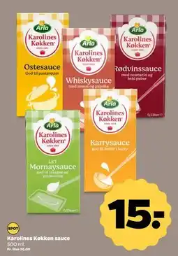 Netto Karolines Køkken sauce, DKK 15 tilbud