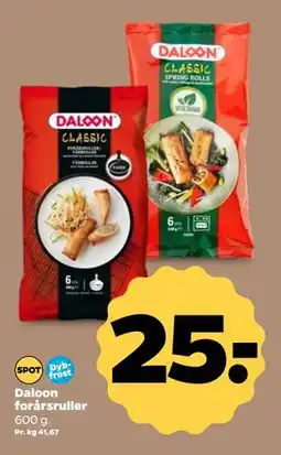 Netto Daloon forårsruller, DKK 25 tilbud
