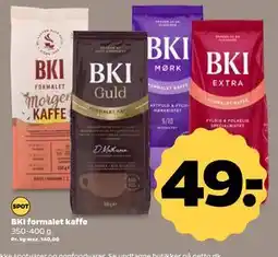 Netto BKI formalet kaffe, DKK 49 tilbud