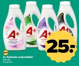 Netto A+ flydende vaskemiddel, DKK 25 tilbud