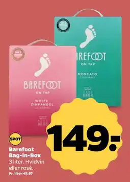 Netto Barefoot Bag-in-Box, DKK 149 tilbud