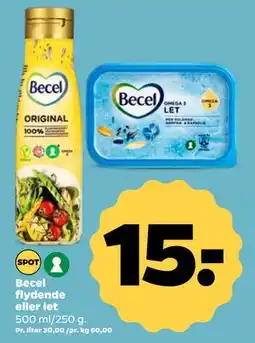 Netto Becel flydende eller let, DKK 15 tilbud