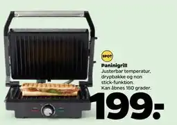 Netto Paninigrill, DKK 199 tilbud