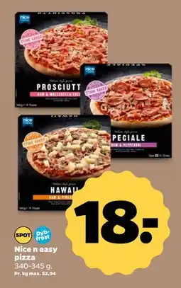 Netto Nice n easy pizza, DKK 18 tilbud