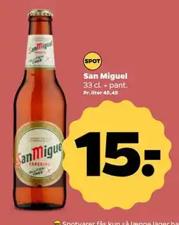 Netto San Miguel, DKK 15 tilbud