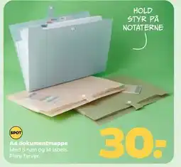 Netto A4 dokumentmappe, DKK 30 tilbud
