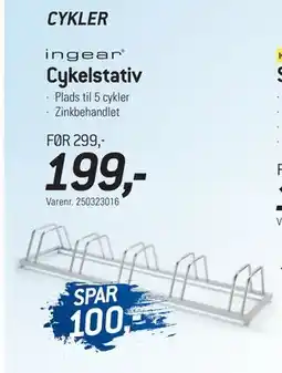 Thansen Cykelstativ, DKK 199 tilbud