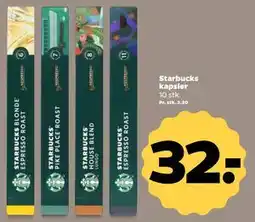 Netto Starbucks kapsler, DKK 32 tilbud