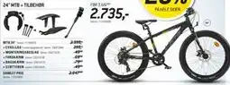Thansen 24 MTB + TILBEHØR, DKK 2735 tilbud